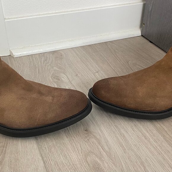 Suede Chelsea Boot Medium Brown - To Boot New York - Picture 4 of 7